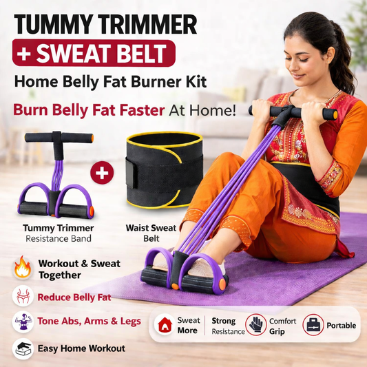 Portable Tummy Trimmer + Sweat Belt OFFER – Home Gym Trainer