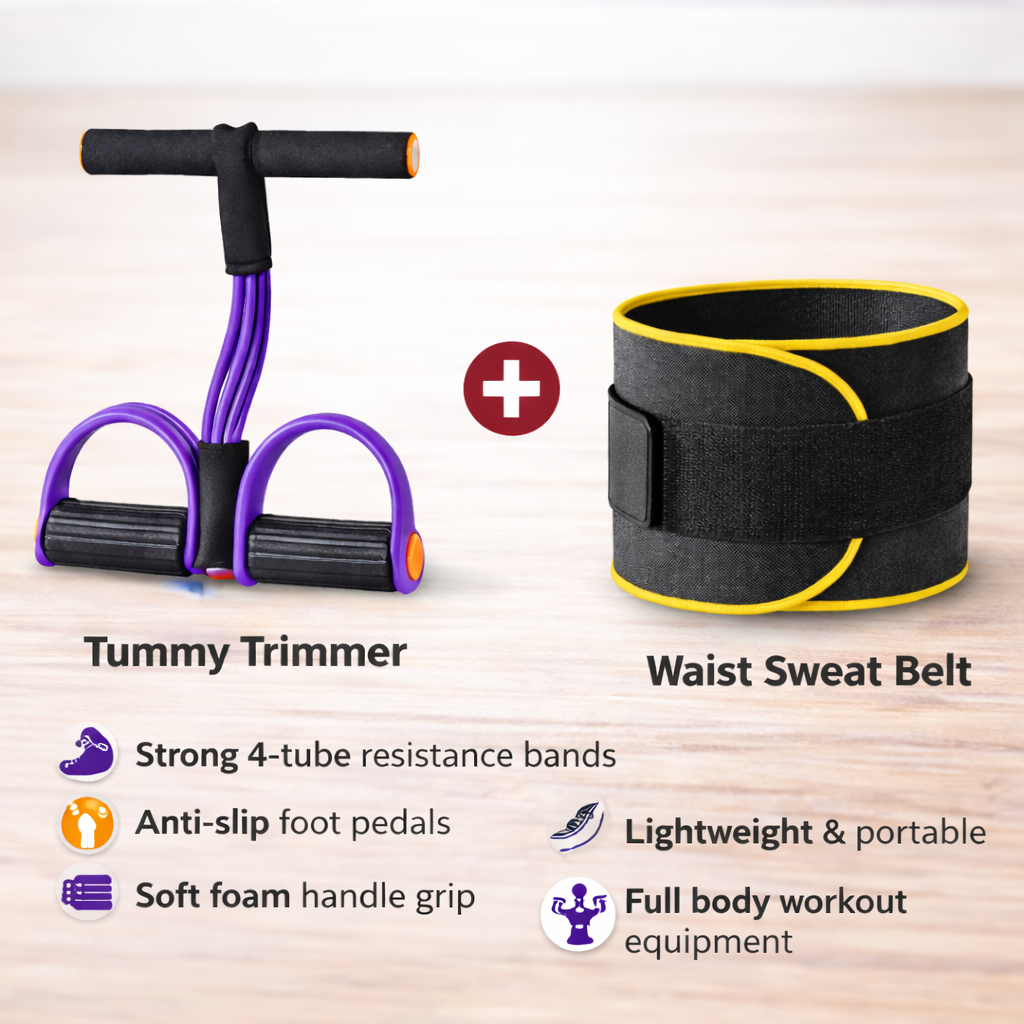 Portable Tummy Trimmer + Sweat Belt OFFER – Home Gym Trainer