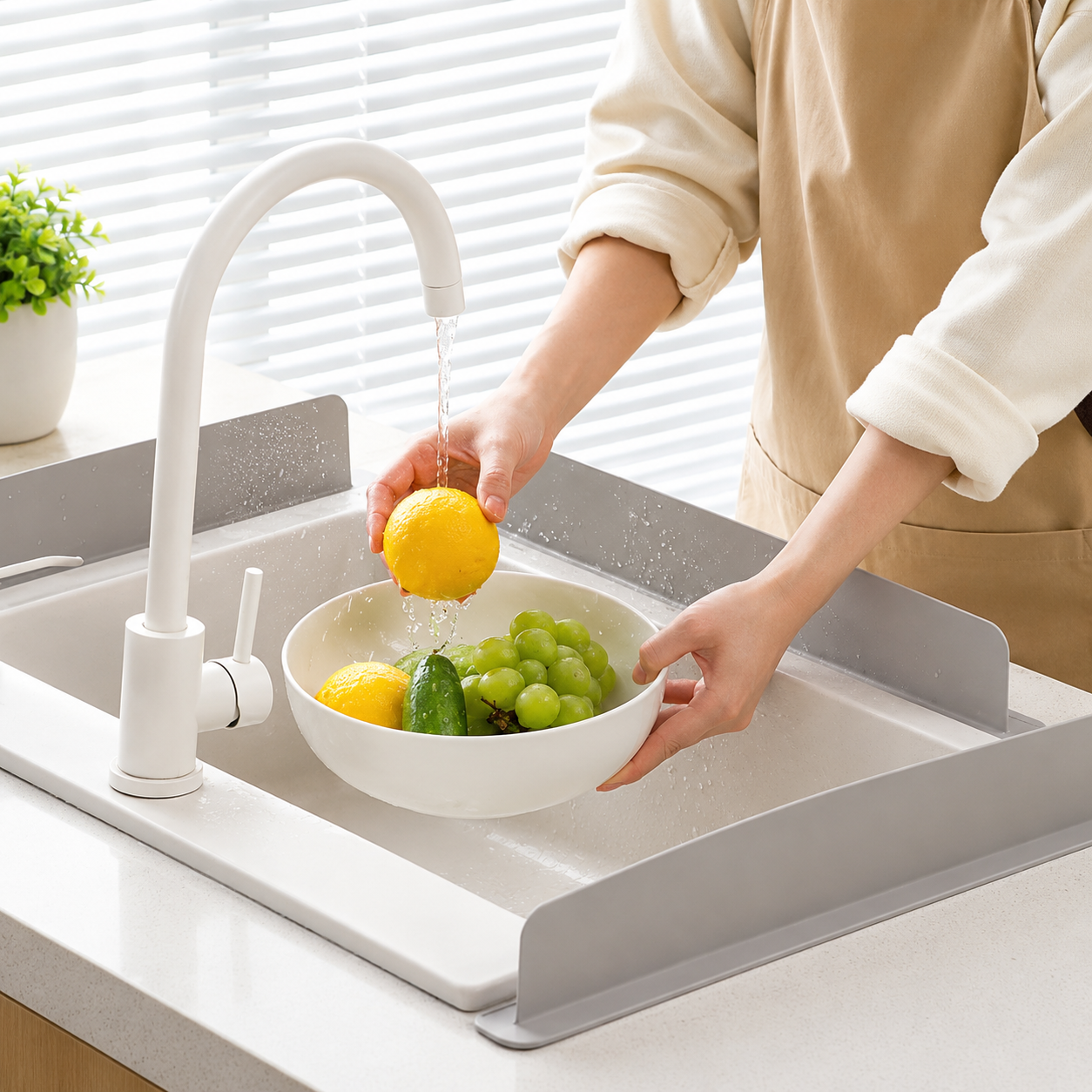 Silicone Anti-Splash Sink Edge Guard 48 CM BIG SIZE🔥 BUY 1 GET 1 FREE 🔥