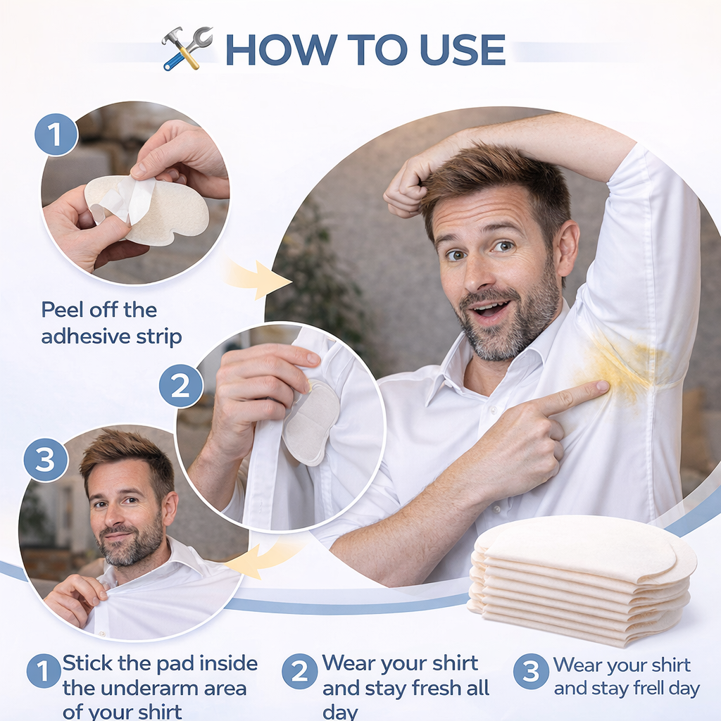 SweatGuard UltraDry Underarm Pads – Pack of 50