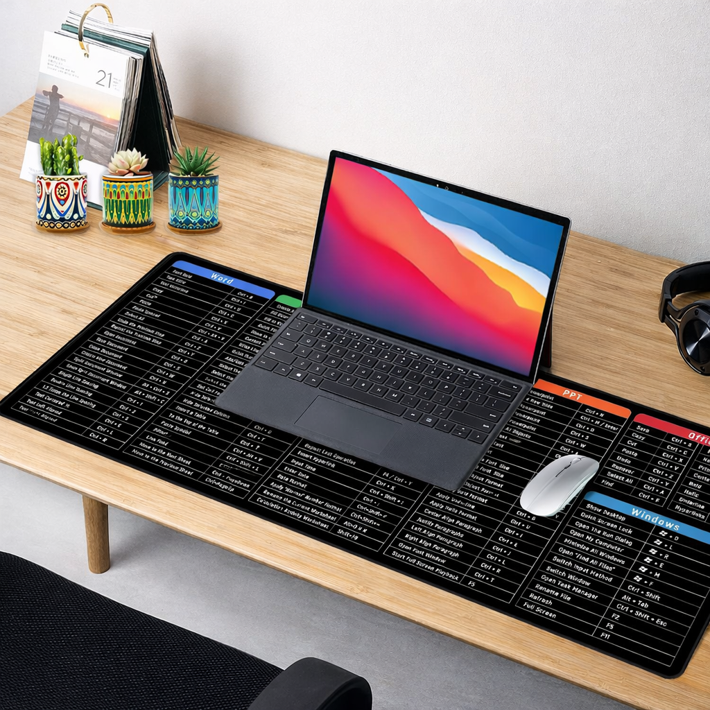 Anti-slip Keyboard Pad with Shortcut Key Patterns