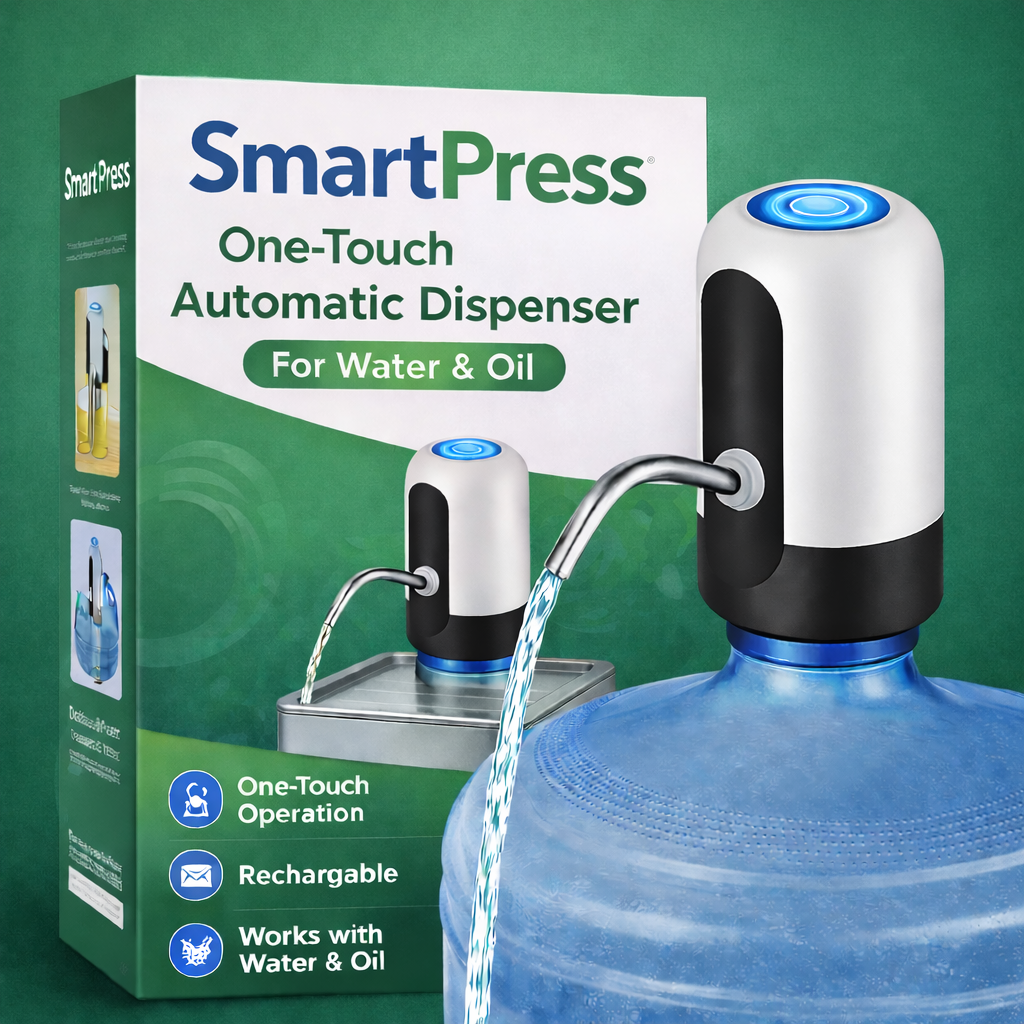 SmartPress One-Touch Automatic Dispenser (Water & Oil)