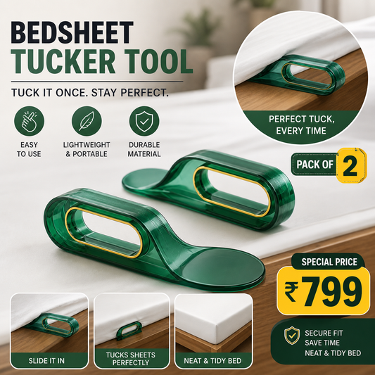 2 in 1 Mattress Lifter & Bed sheet Tucker Tool (Pack of 2)